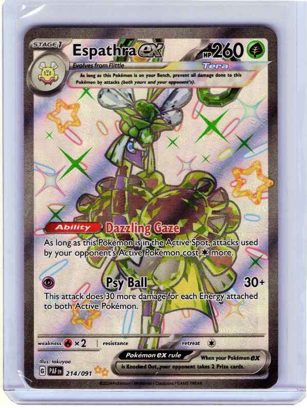 Espathra ex #214/091 SV: Paldean Fates
