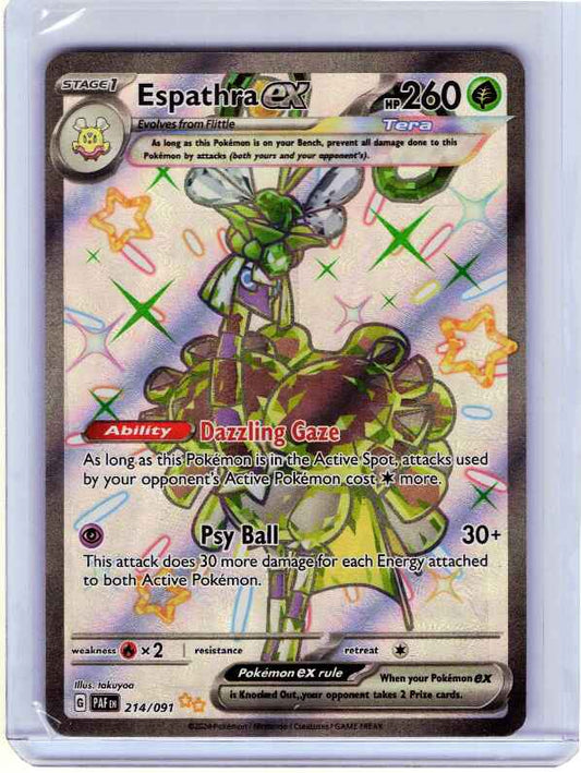 Espathra ex #214/091 SV: Paldean Fates