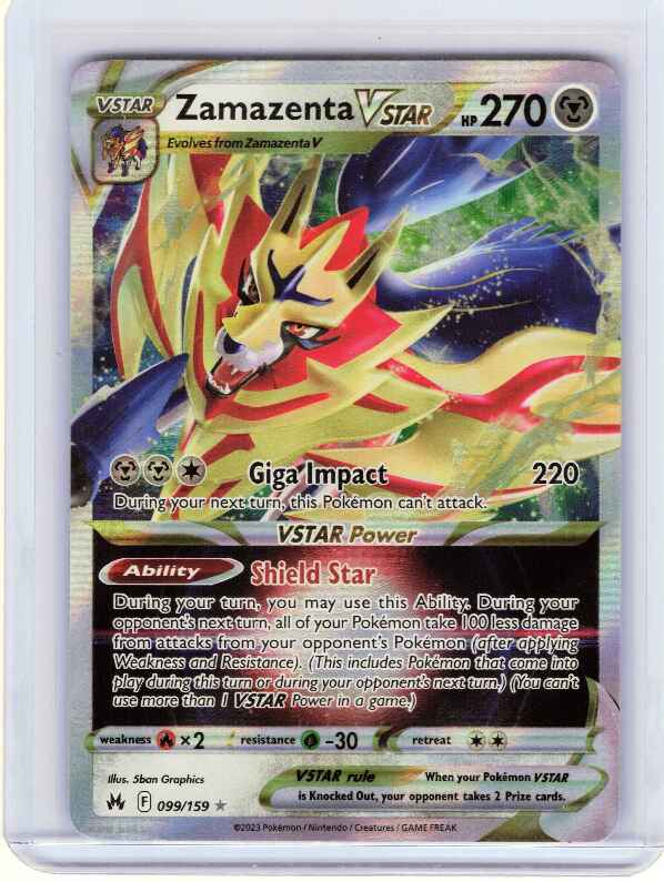 Zamazenta VSTAR #099/159: Crown Zenith