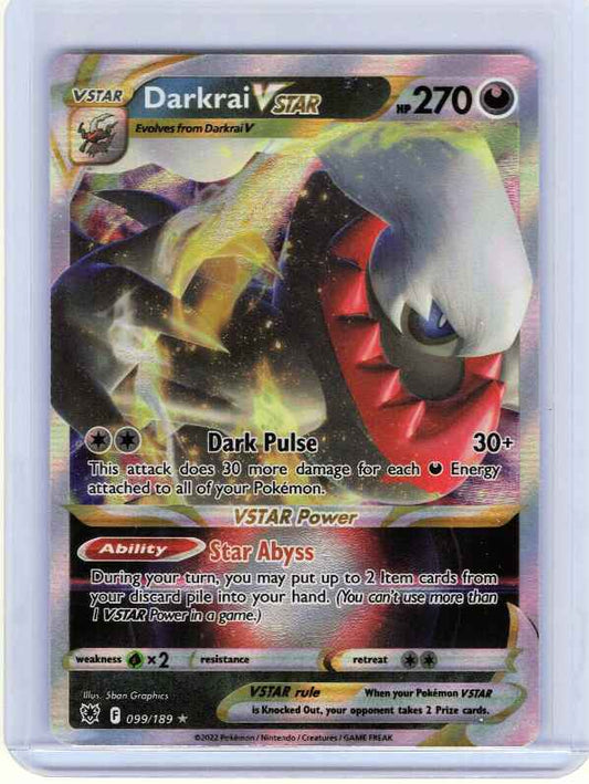 Darkrai VSTAR #099/189 SWSH10: Astral Radiance