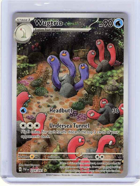 Wugtrio #224/091 SV: Paldean Fates