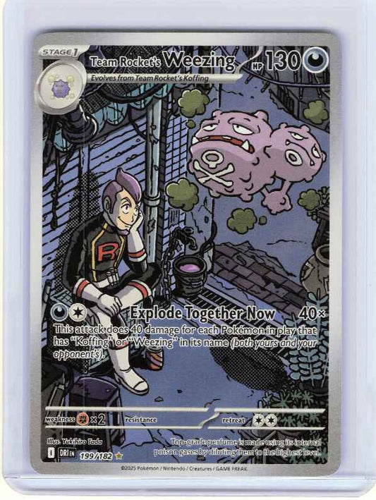 Team Rocket's Weezing #199/182 SV10: Destined Rivals