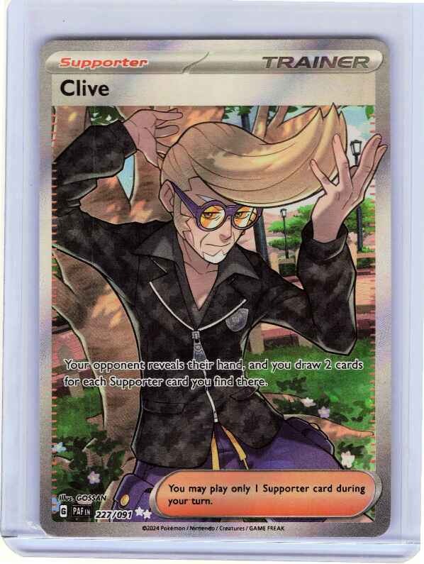 Clive #227/091 SV: Paldean Fates