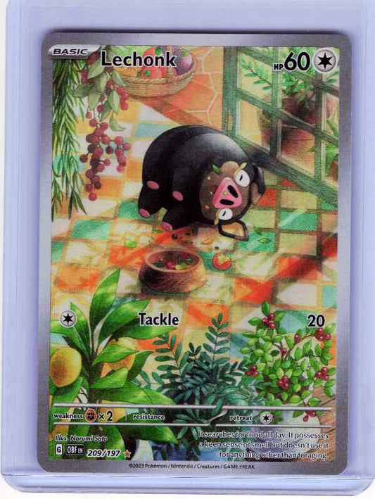 Lechonk #209/197 SV03: Obsidian Flames