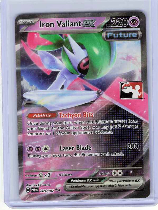 Iron Valiant ex #089/182: Prize Pack Series Cards