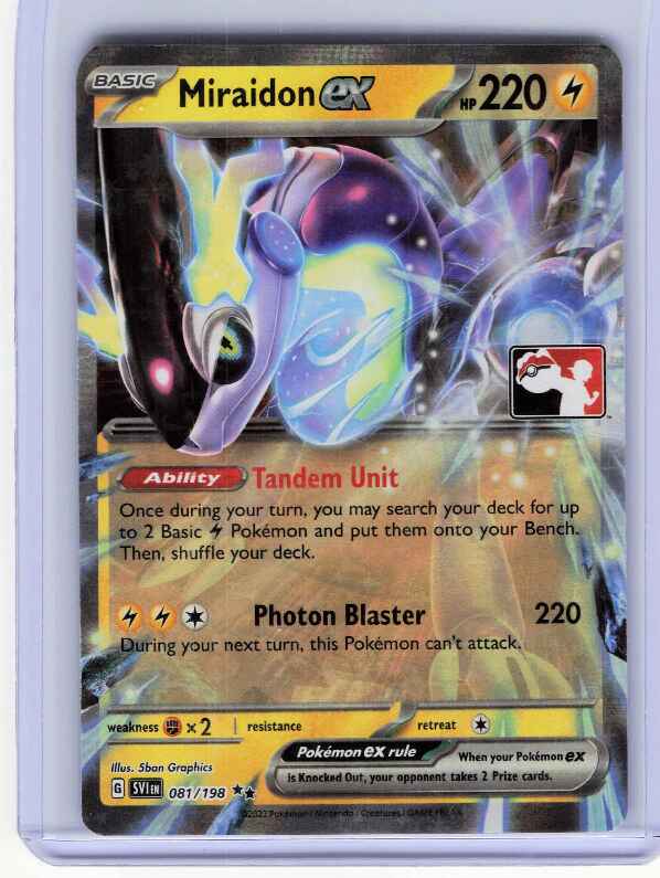 Miraidon ex #081/198: Prize Pack Series Cards