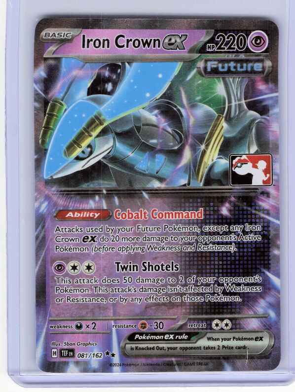 Iron Crown ex #081/162: Prize Pack Series Cards