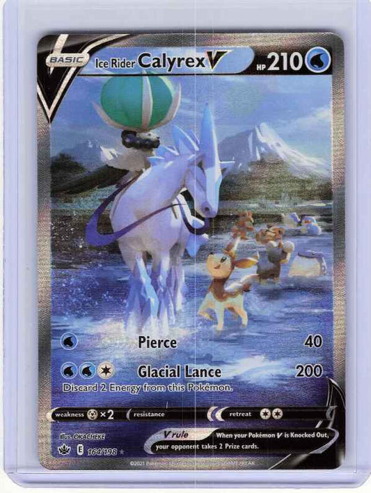 Ice Rider Calyrex V (Alternate Full Art) #164/198 SWSH06: Chilling Reign