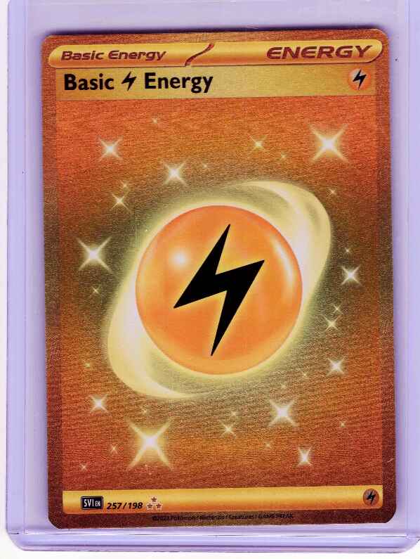 Basic Lightning Energy #257/198 SV01: Scarlet & Violet Base Set