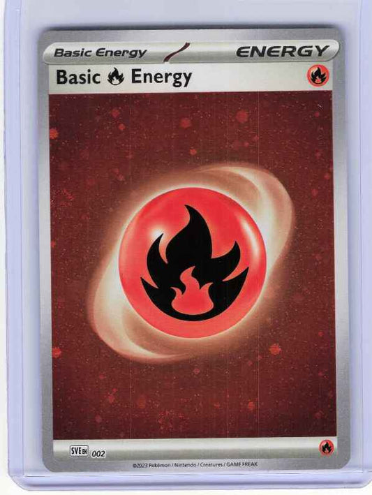 Basic Fire Energy (Cosmos Holo) #002 SVE: Scarlet & Violet Energies