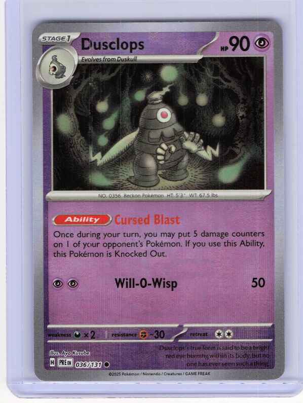 Dusclops [Poke Ball] #036/131 SV: Prismatic Evolutions