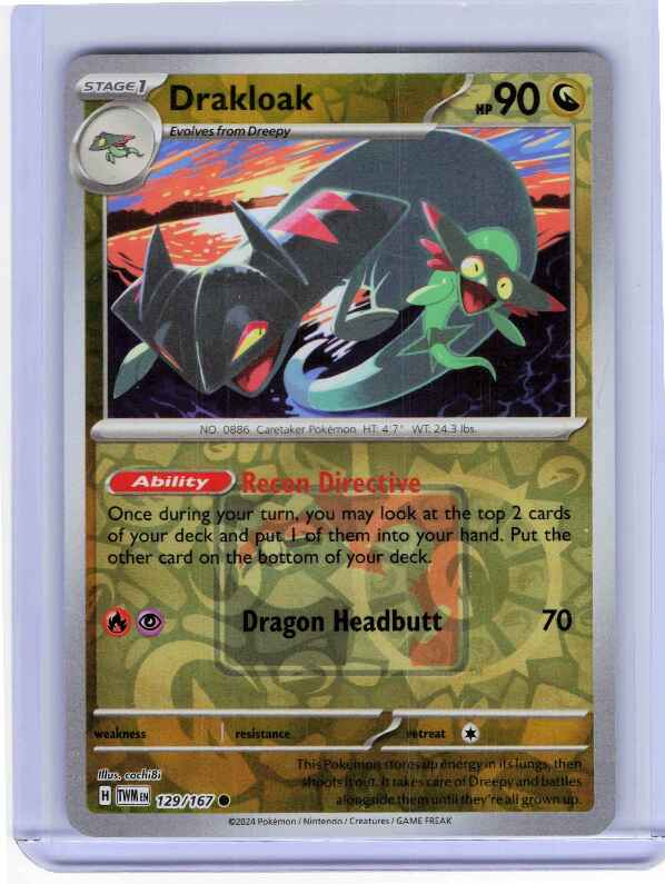 Drakloak #129/167: League & Championship Cards