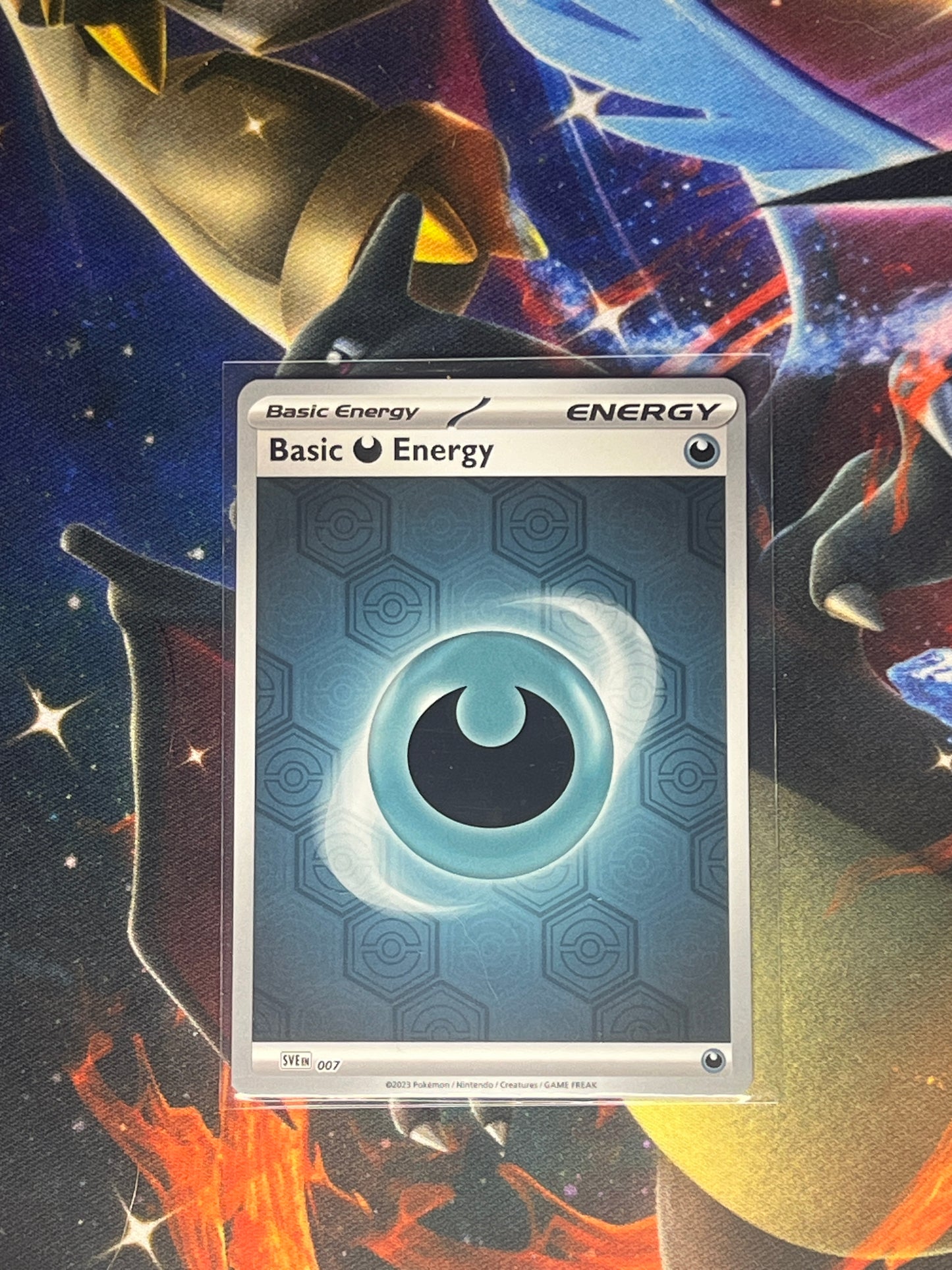 Basic Darkness Energy [Holo] #7 Pokemon Scarlet & Violet Energy