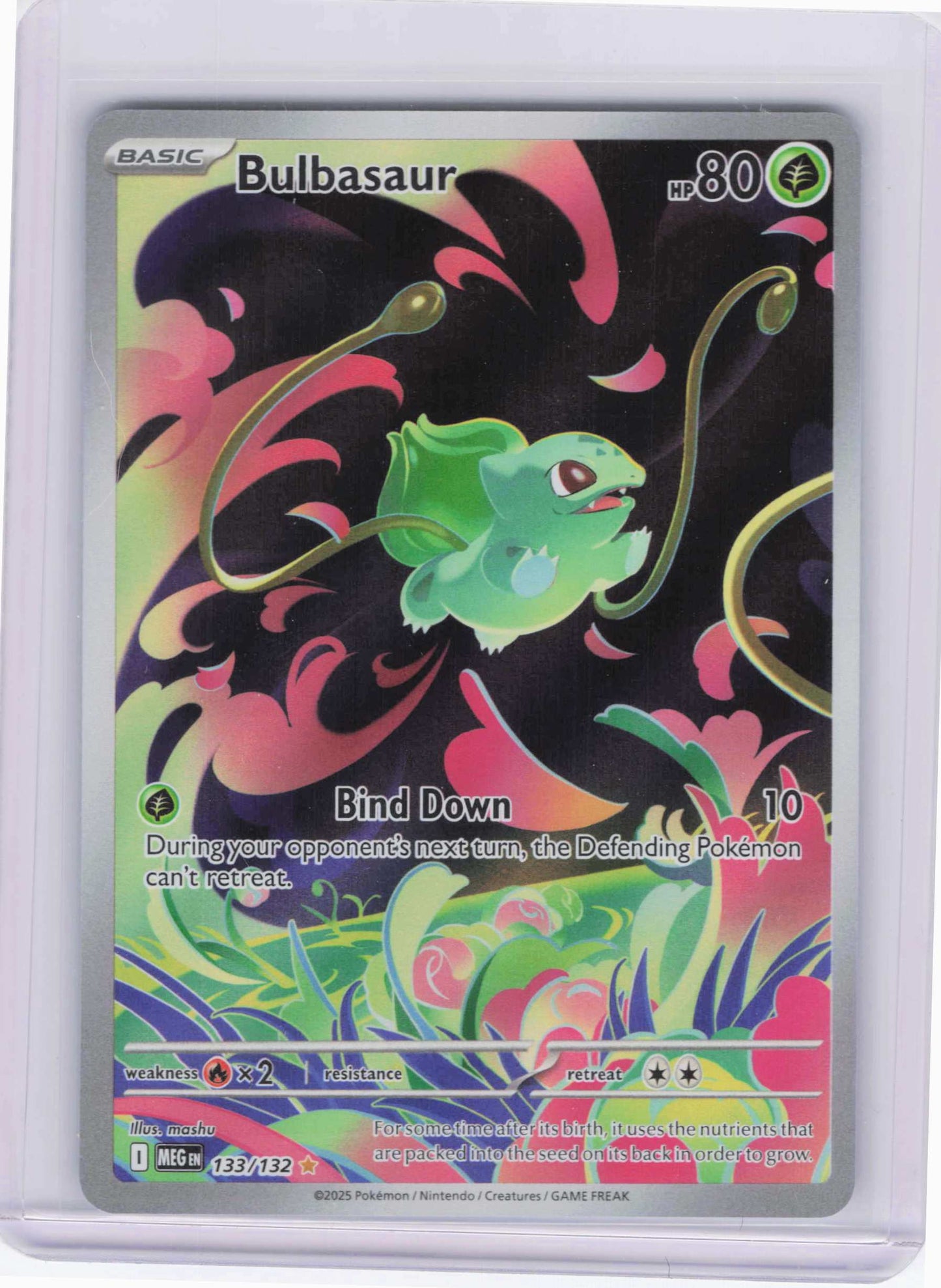 Bulbasaur - 133/132 Illustration Rare ME01: Mega Evolution NM