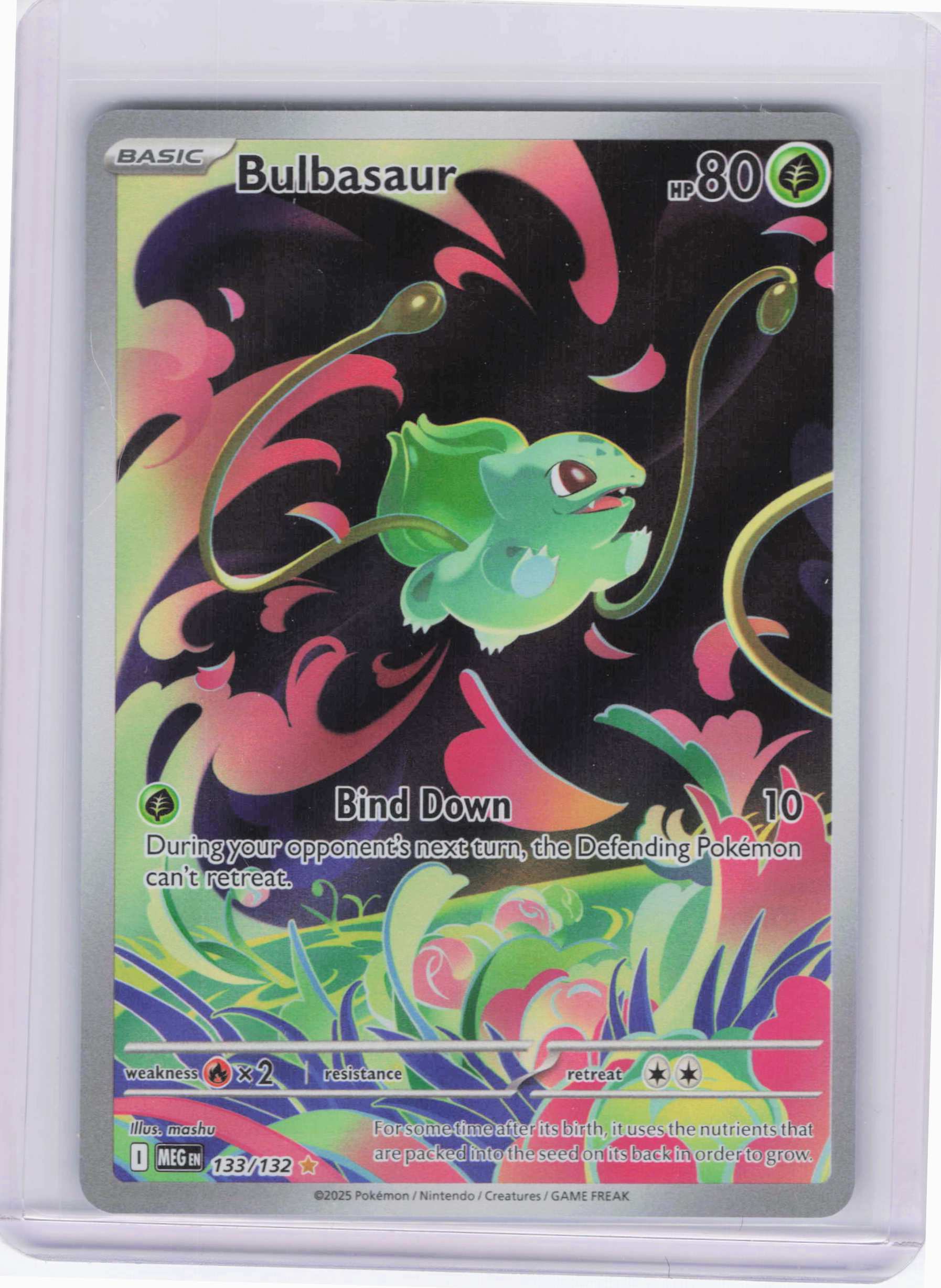Bulbasaur - 133/132 Illustration Rare ME01: Mega Evolution NM