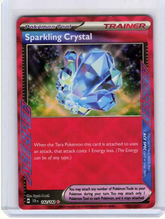 Sparkling Crystal #142/142 Pokemon SV07: Stellar Crown