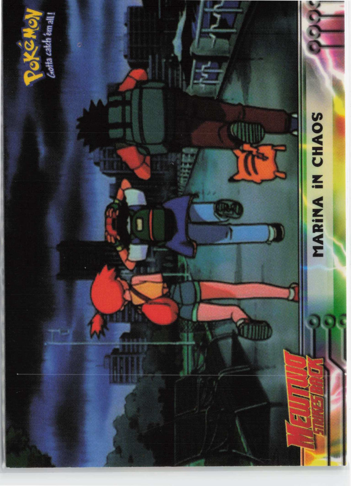 Marina in Chaos #14 Blue Topps Logo Pokemon Topps MewTwo Strikes Back