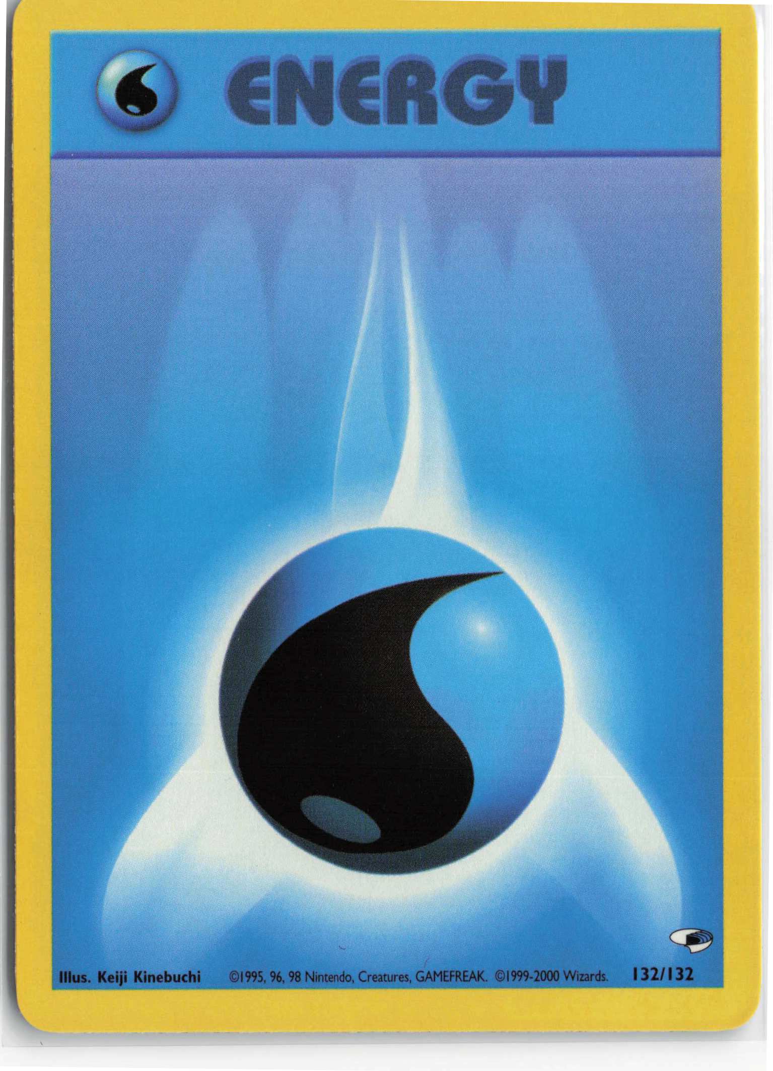 Water Energy 132/132, HP Condition, Pokemon Gym Heroes