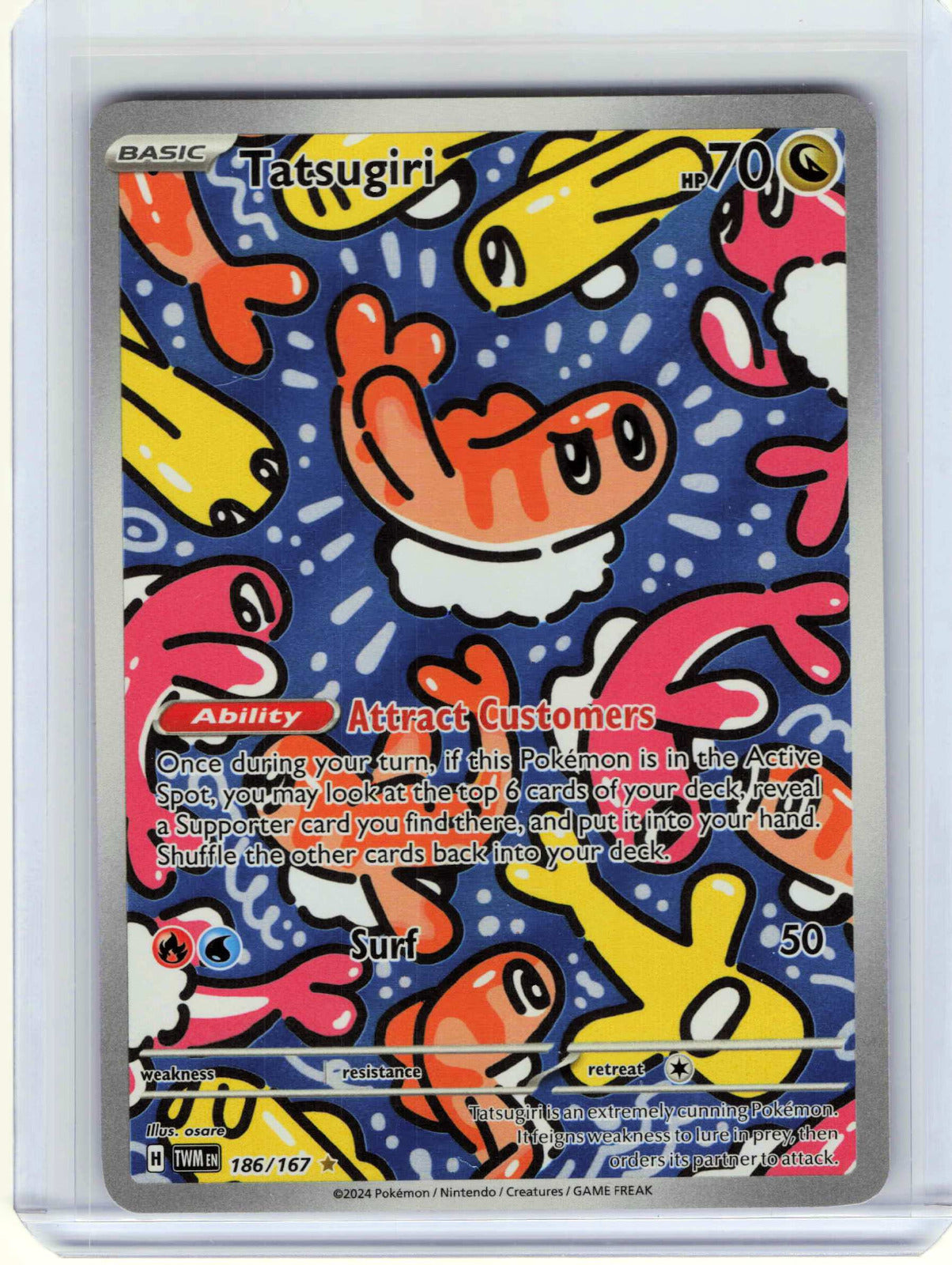 Tatsugiri #186/167 Pokemon SV06: Twilight Masquerade