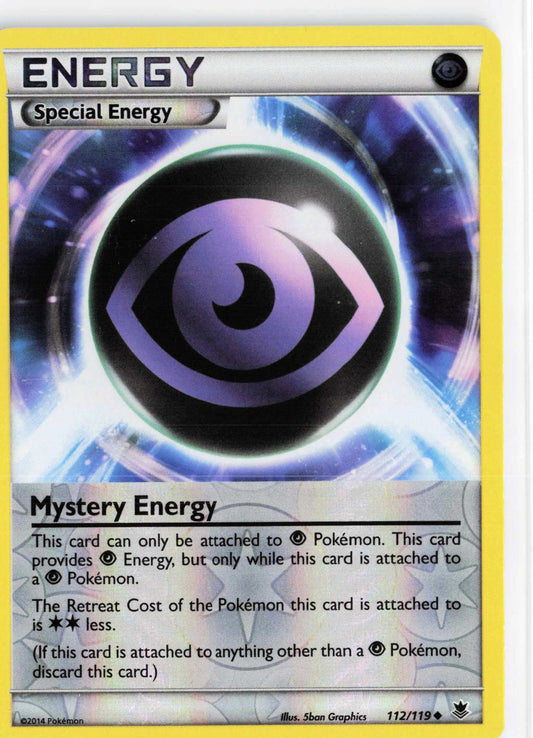 Mystery Energy #112/119 Reverse Holo Pokemon XY Phantom Forces
