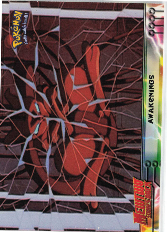 Awakenings #2 Blue Topps Logo Pokemon Topps MewTwo Strikes Back