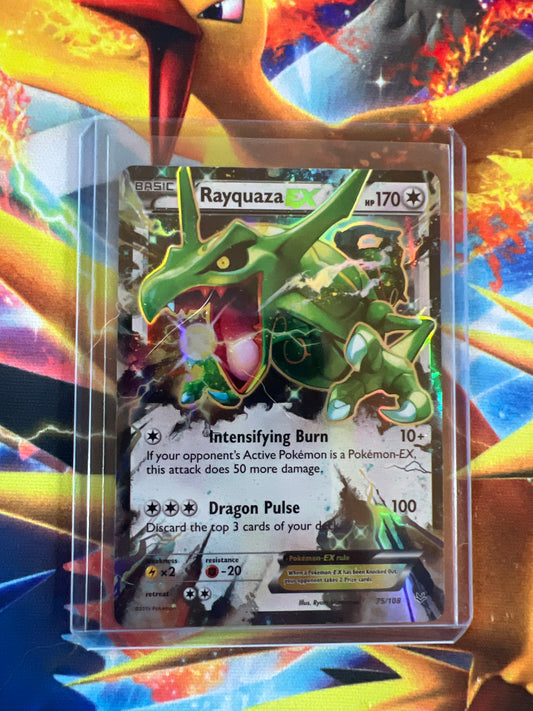 Rayquaza EX #75 Pokemon Roaring Skies