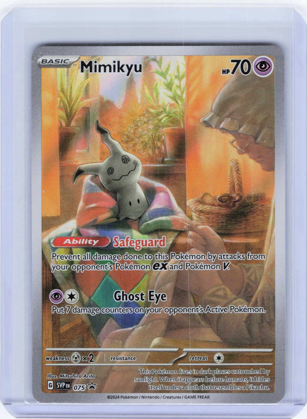 Mimikyu #075 Holo Pokemon SV: Scarlet & Violet Promo Cards