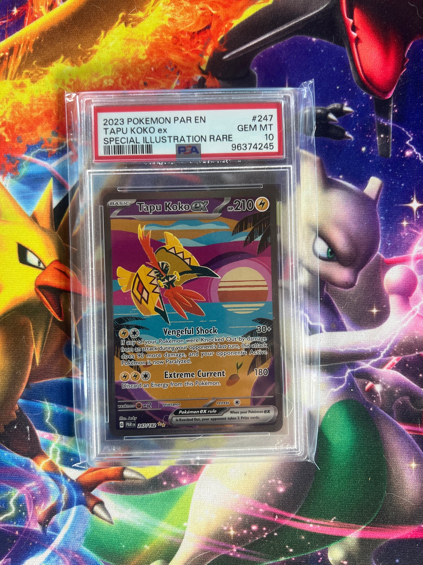 Tapu Koko ex #247 Pokemon Paradox Rift