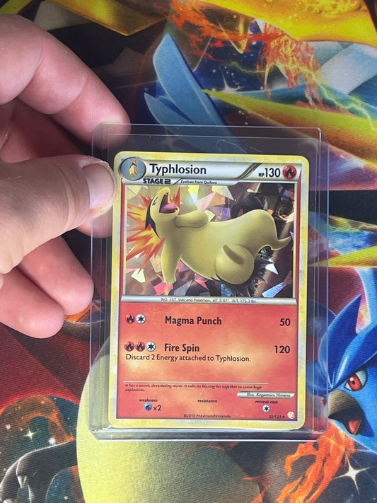 Typhlosion [Cracked Ice] #32 Pokemon HeartGold & SoulSilver