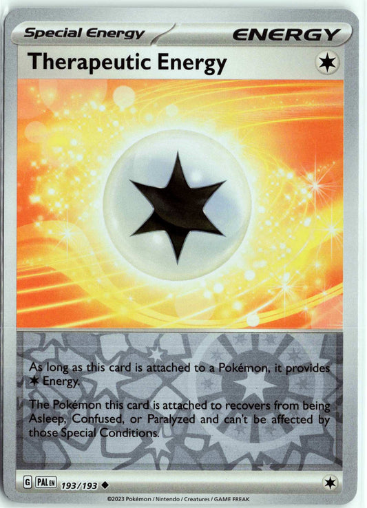 Therapeutic Energy #193/193 Reverse Holo Pokemon SV02: Paldea Evolved