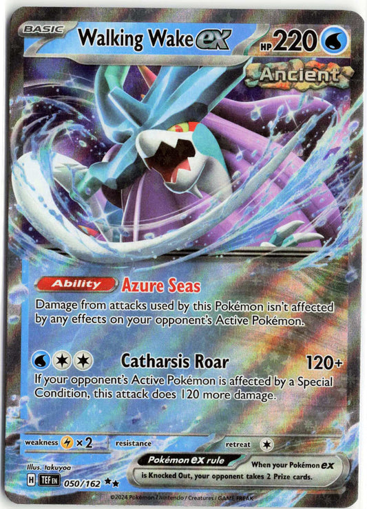 Walking Wake ex #050/162 Pokemon SV05: Temporal Forces