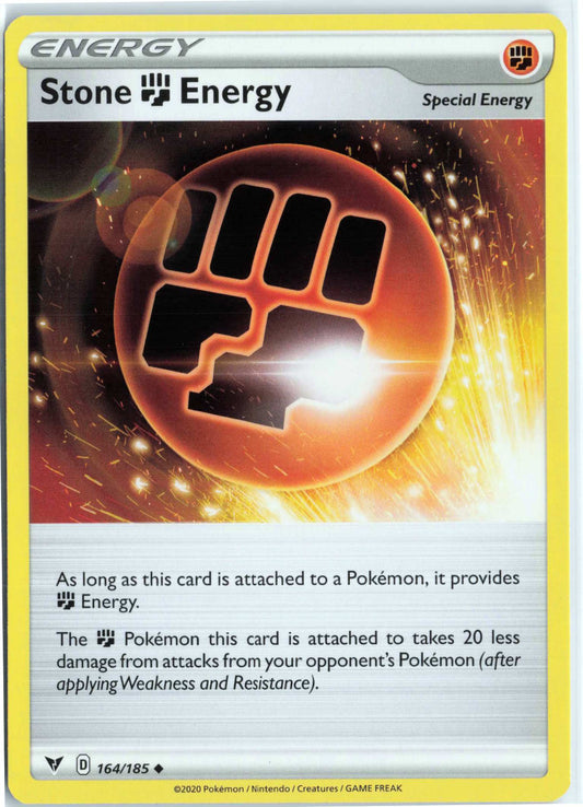 Stone Fighting Energy #164/185 Pokemon SWSH04: Vivid Voltage