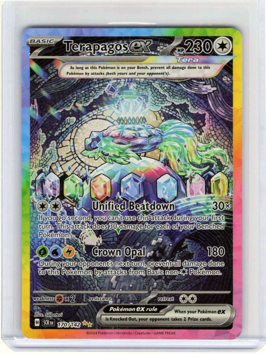 Terapagos ex #170/142 Pokemon SV07: Stellar Crown