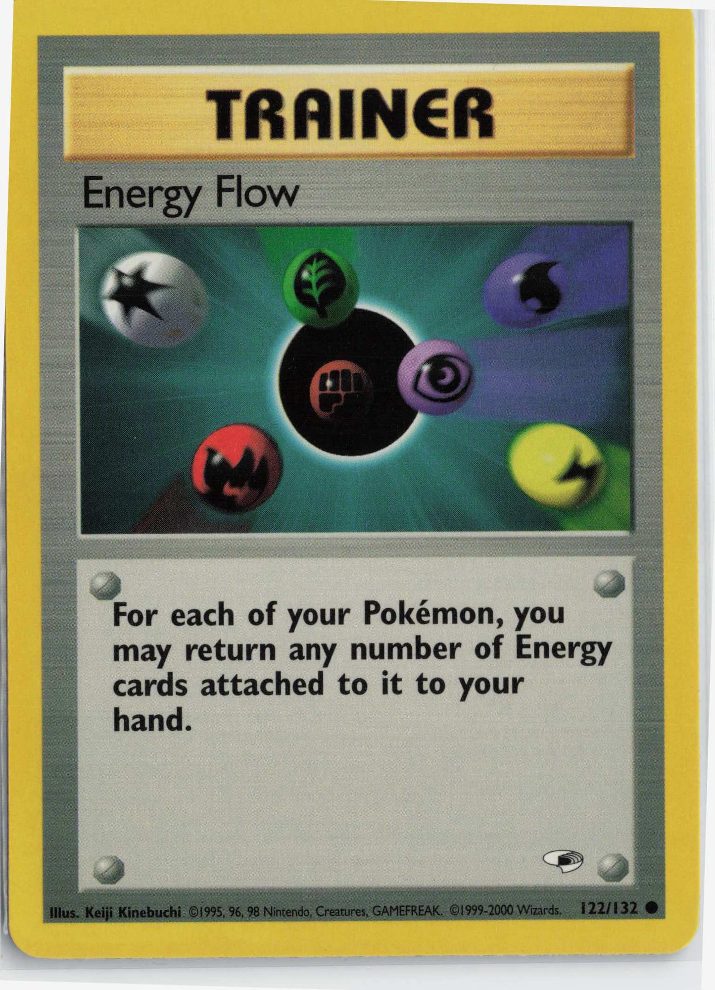 Energy Flow 122/132, HP Condition, Pokemon Gym Heroes