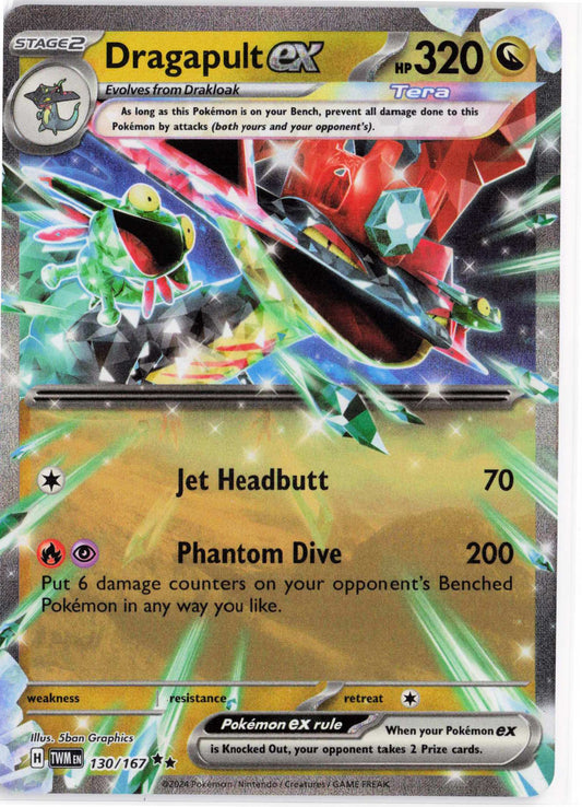Dragapult ex #130/167 Pokemon SV06: Twilight Masquerade