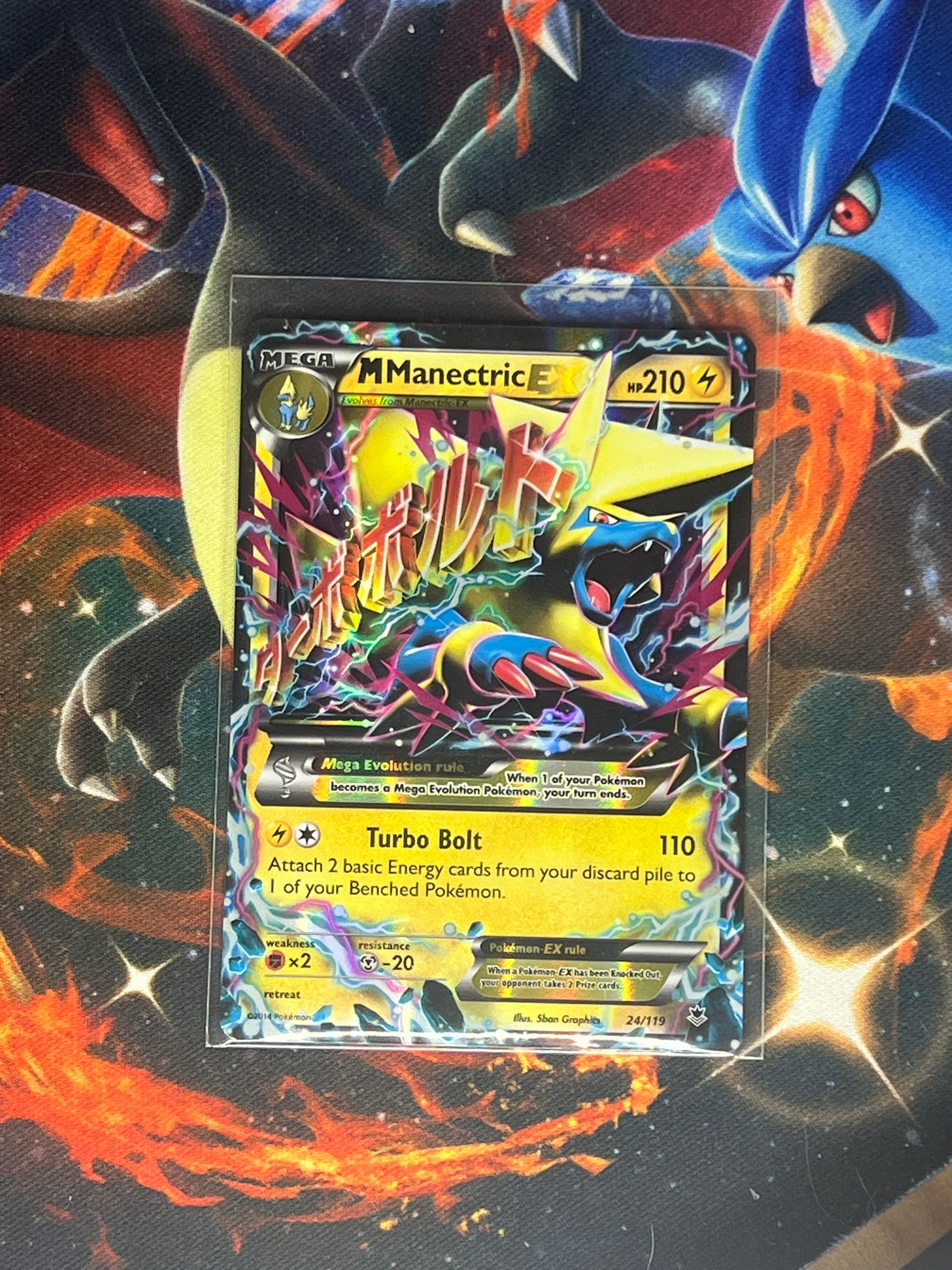 M Manectric EX #24 Pokemon Phantom Forces