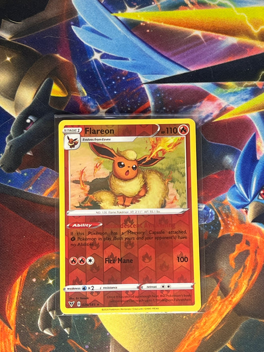 Flareon [Reverse Holo] #26 Pokemon Vivid Voltage