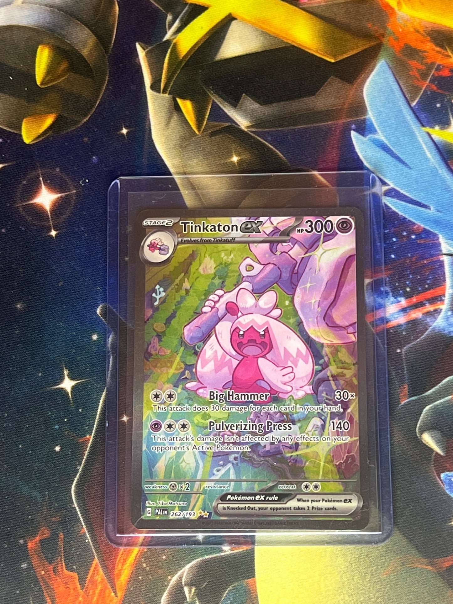 Tinkaton Ex #262 Pokemon Paldea Evolved
