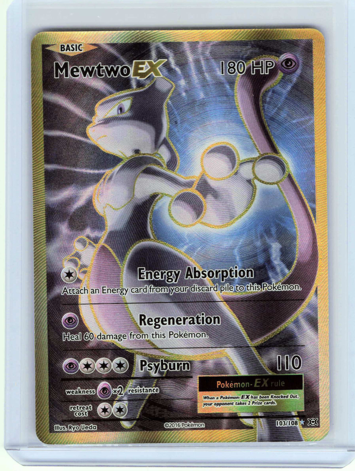 Mewtwo EX #103/108 Pokemon XY Evolutions