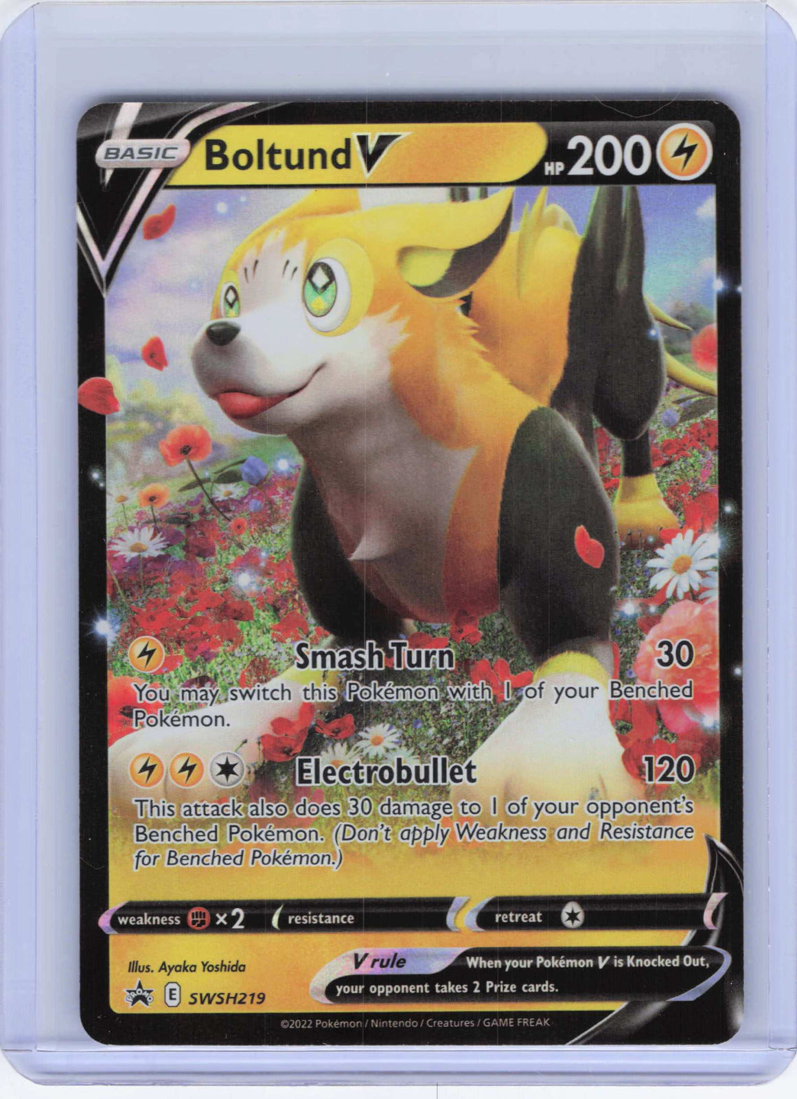 Boltund V #SWSH219 Holo Pokemon SWSH: Sword & Shield Promo Cards