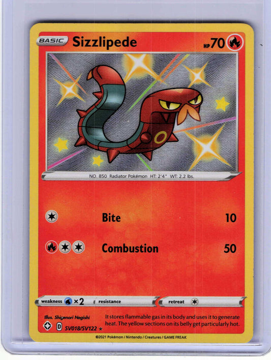 Sizzlipede #SV018/SV122 Pokemon Shining Fates: Shiny Vault