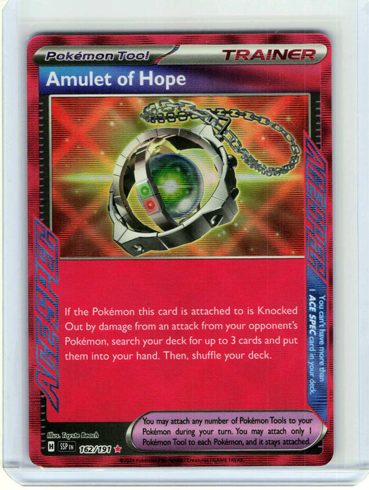 Amulet of Hope #162/191 Pokemon SV08: Surging Sparks