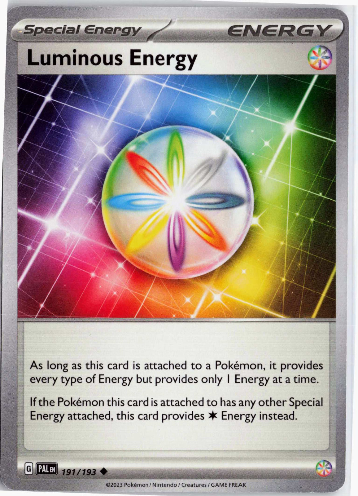 Luminous Energy #191/193 Pokemon SV02: Paldea Evolved