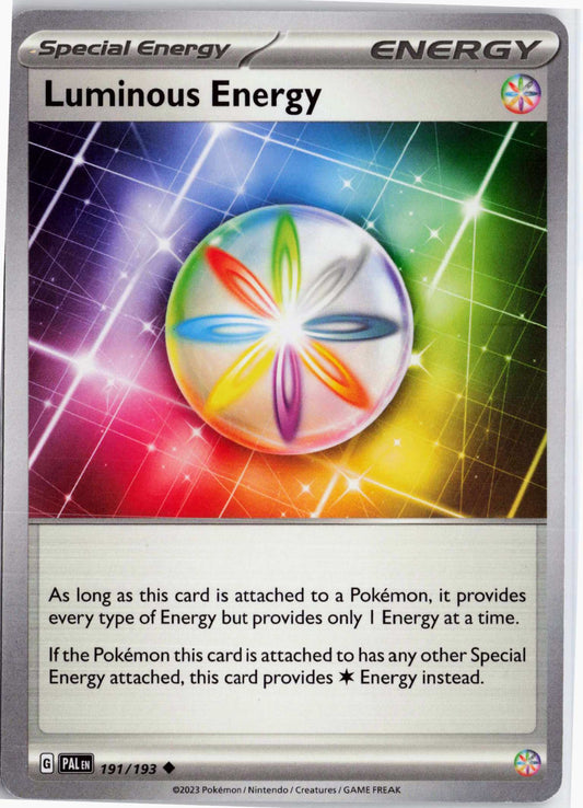 Luminous Energy #191/193 Pokemon SV02: Paldea Evolved
