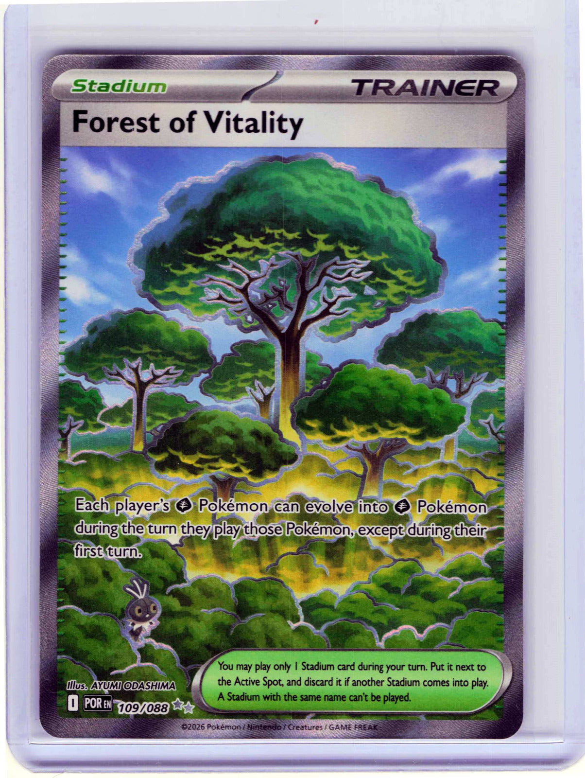 Forest of Vitality #109/088 Pokemon ME03: Perfect Order