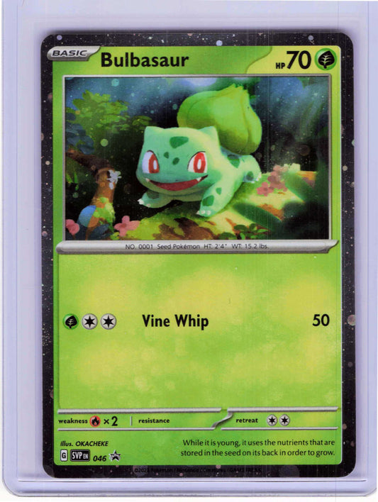 Bulbasaur Cosmos Holo #046 Holo Pokemon SV: Scarlet & Violet Promo Cards