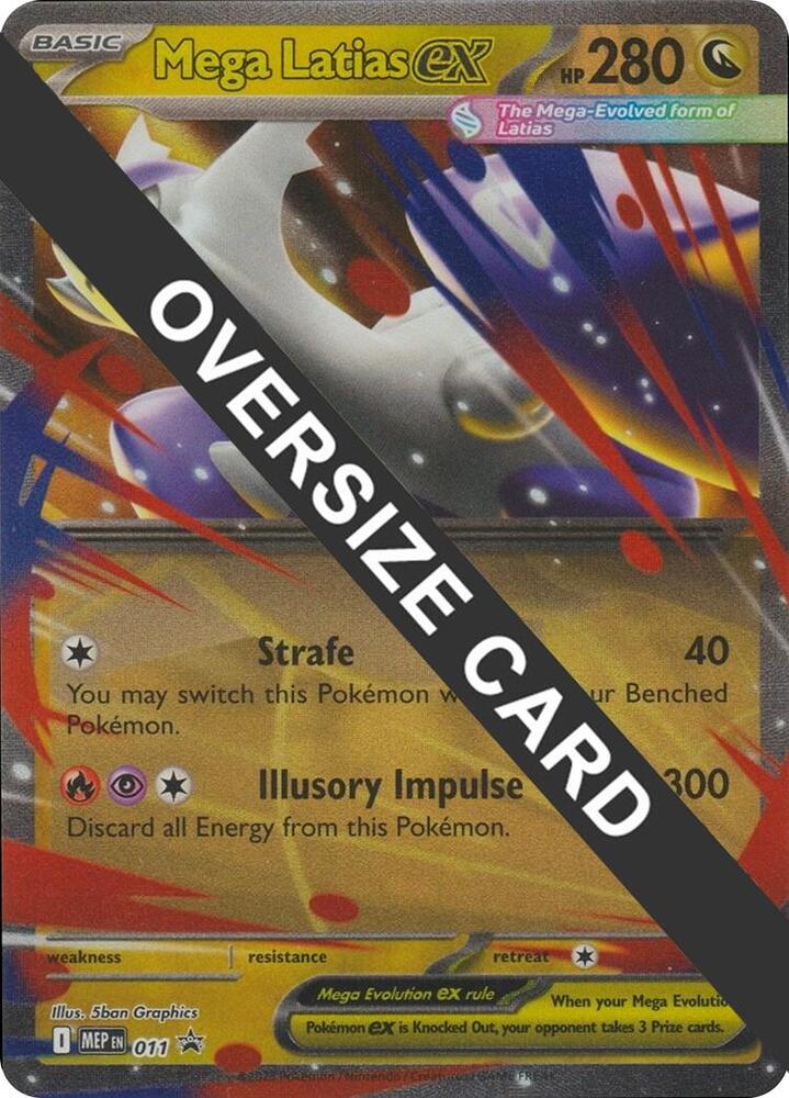 Mega Latias ex #011 Holo Pokemon Mega Evolution Jumbo Cards