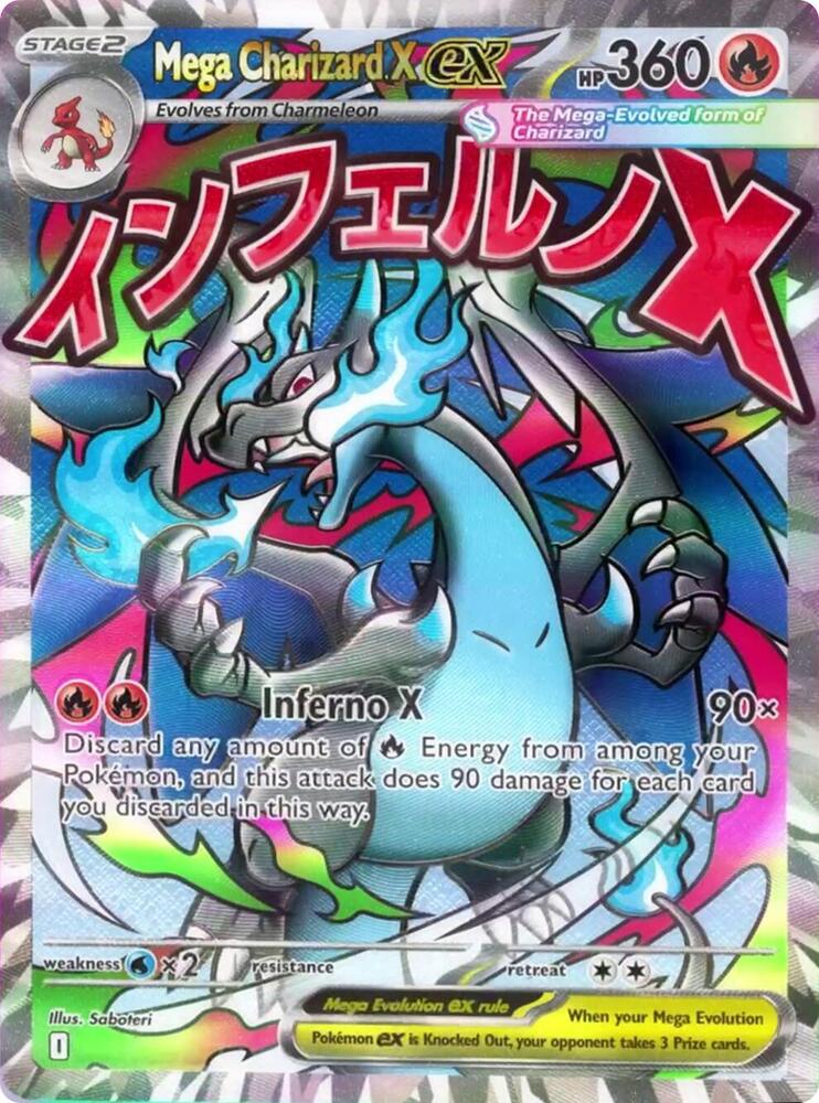 Mega Charizard X ex #023 Holo Pokemon ME: Mega Evolution Promo