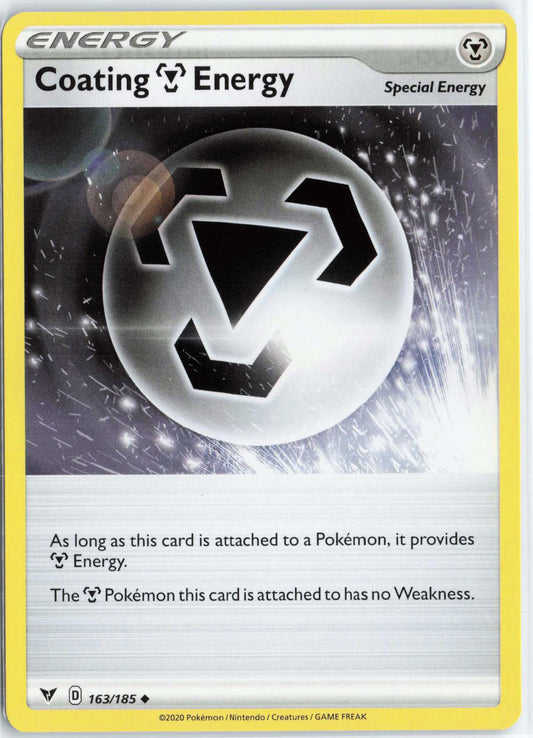 Coating Metal Energy #163/185 Pokemon SWSH04: Vivid Voltage
