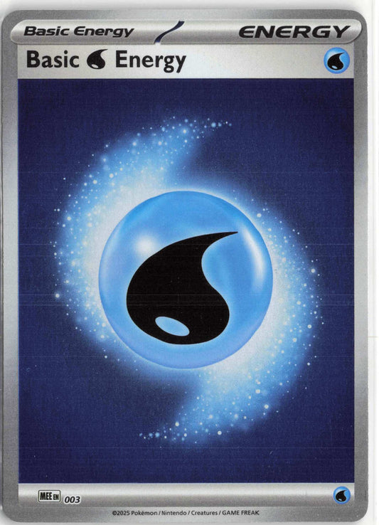 Basic Water Energy - #003 Reverse Holo Pokemon SVE: Scarlet & Violet Energies